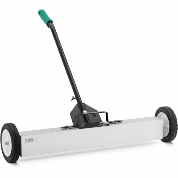 Magneettinen lakaisuharja kynsiviilan keräämiseen pyörillä, leveys 75 cm