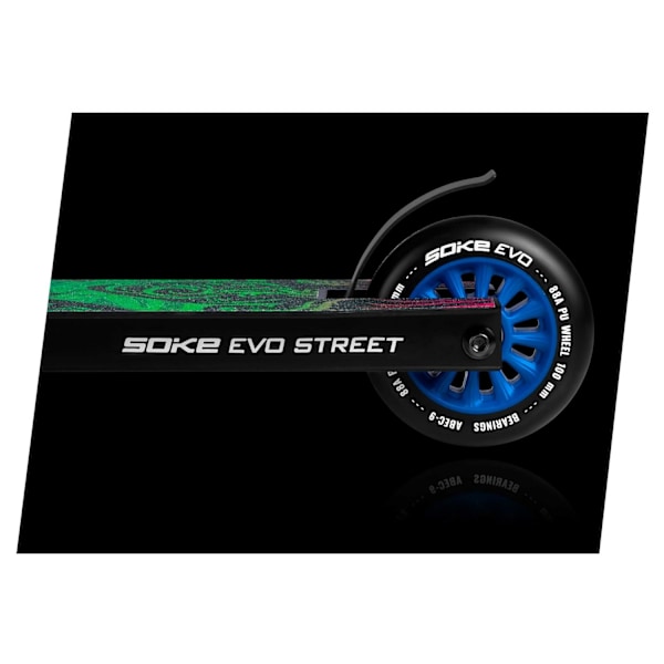 Trick Sparkcykel SOKE EVO Street Svart Regnbåge