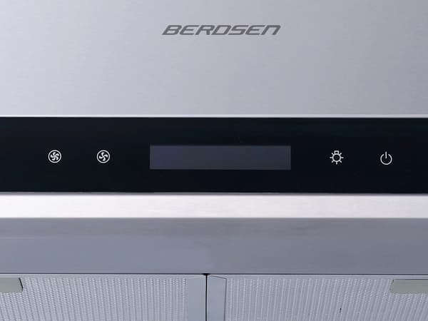 Elegant Emhætte 60 cm Berdsen BE-60A-T2 Rustfri Stål