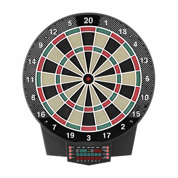 Elektronisk dartskive, 43 spil, 8 spillere, farve-LCD