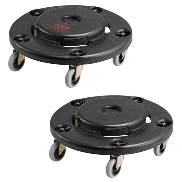 Papperskorgvagn, 2-pack, passar 20–55 gallon, 500 lb
