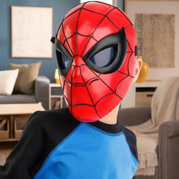 Spider-Man Glow FX-mask med lysande ögonlins