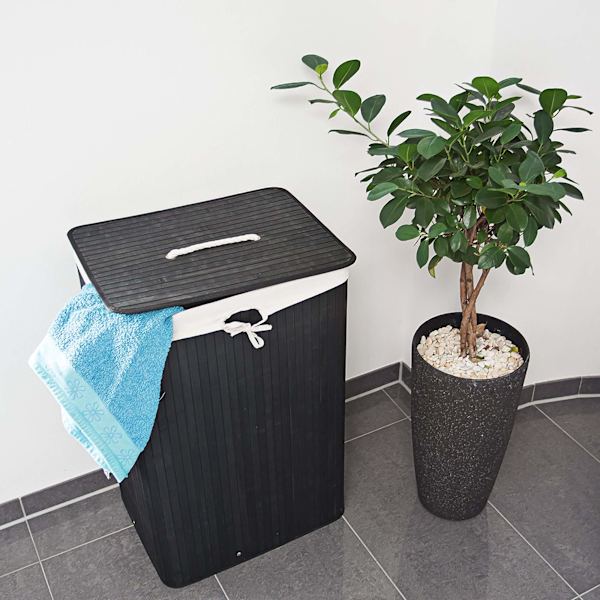 Tvättkorg bambu