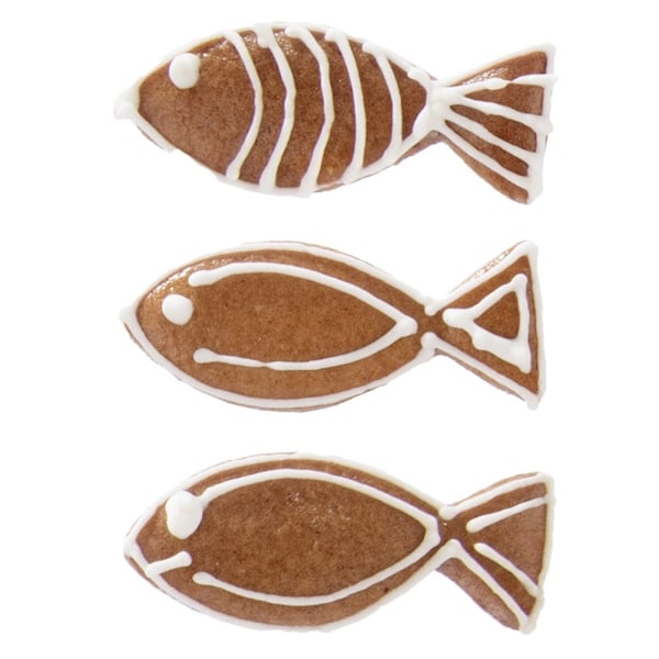 Småkakskärare stålfisk 5 cm