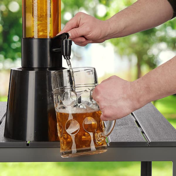 3 L smalt øltårn med hane