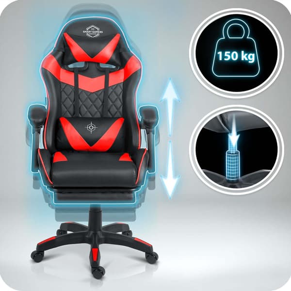 Sofotel Draknor II gamingstol svart och röd