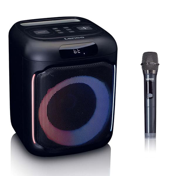 Kompakti IPX4 Bluetooth® Party -kaiutin langattomalla mikrofonilla