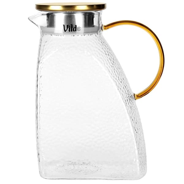 Glaskande med låg, borosilikat, 1,8 l, smal