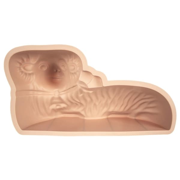 Silikone bageform til lammekølle, beige 31x17x9 cm