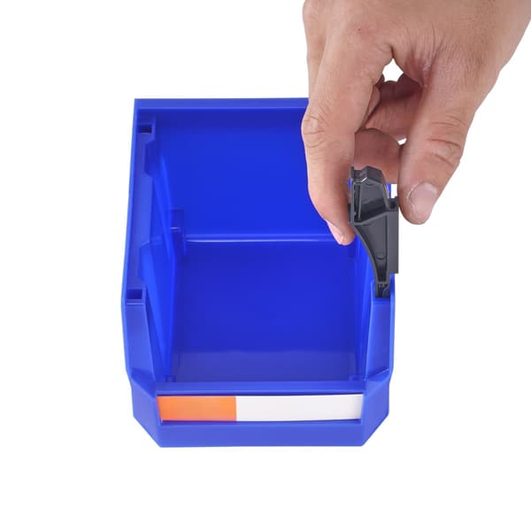 Stapelbara hängande förvaringslådor, 24-pack, 13 x 10 x 7,5 cm