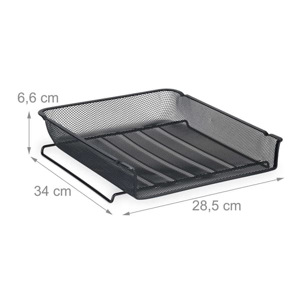 Stapelbar dokumentfack i metall