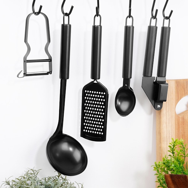 Svart stålslev 60 ml, 30 cm