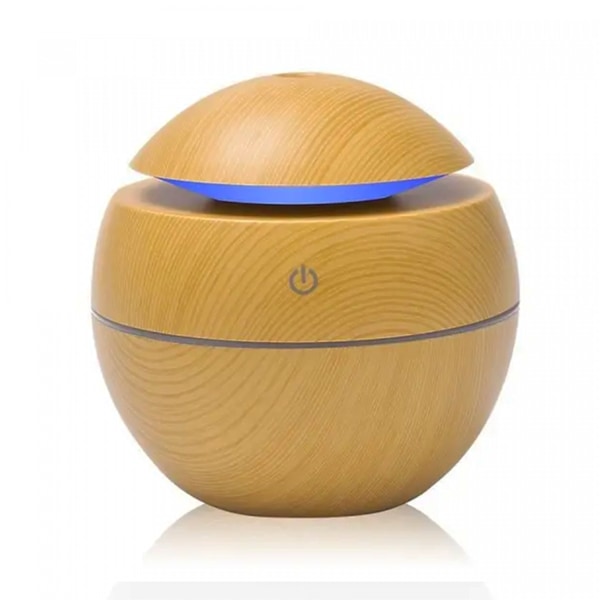 Herzberg Air Humidifier Aroma Oil Diffusori Vaaleaa puuta