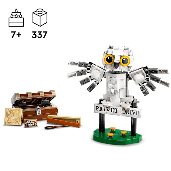 LEGO Harry Potter Hedwig osoitteessa 4 Privet Drive