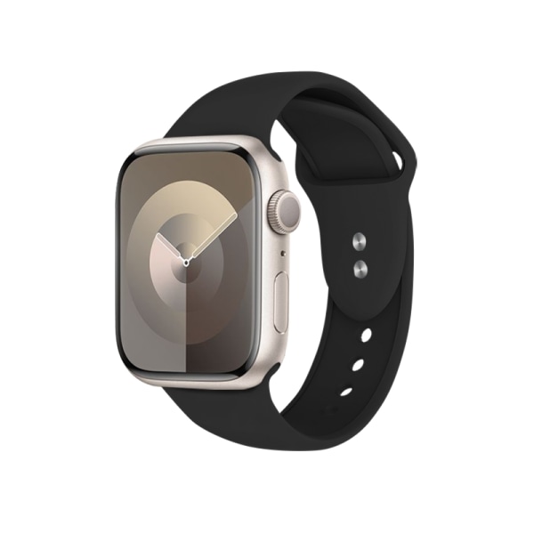 Crong Liquid Band för Apple Watch 38/40/41 mm (svart)