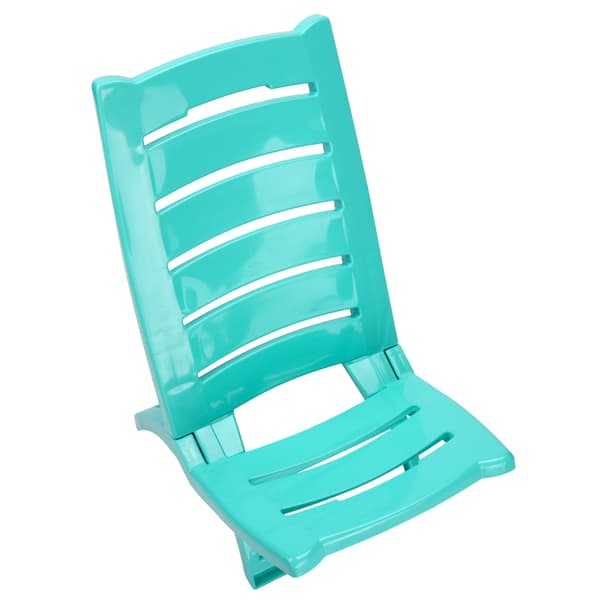 Strandstol, foldbar, turkis, 100 kg kapacitet