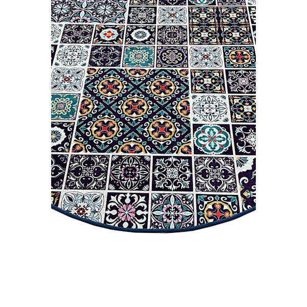 Bathmat Carres Bleus (80 cm)