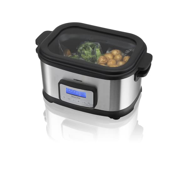 Sous Vide-komfur, 6L kapacitet, 520W, sort/rustfrit stål