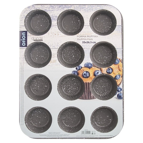 12-muffinsform: Non-stick, diskmaskinssäker, minimal fett