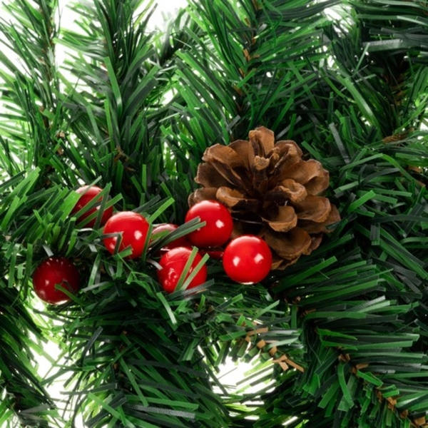 Joulukuuseppele 2,7 m Ruhhy 22322 LED-valoilla