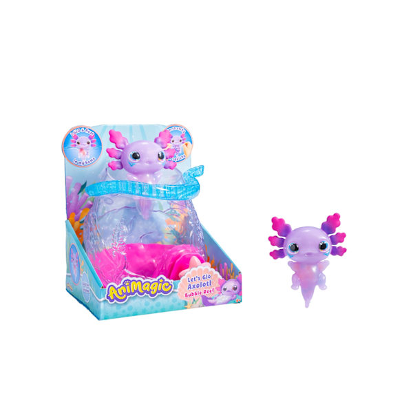 Animagisk Let´S Glo Axolotl Bubble Reef