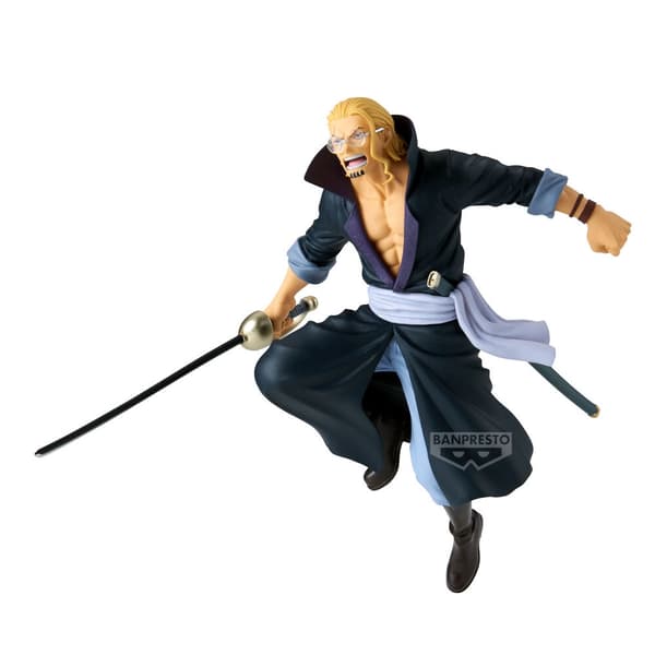 One Piece Silvers Rayleight Battle Record figur 16 cm