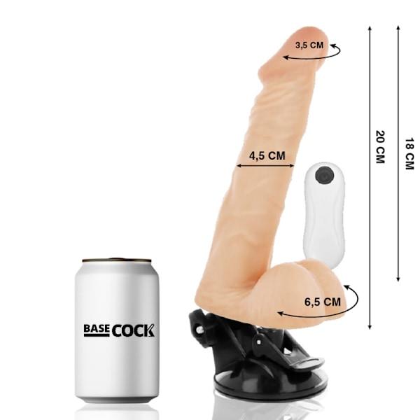 Basecock - Realistisk ledbar fjärrkontroll Kött 20 Cm -O- 4,5 Cm
