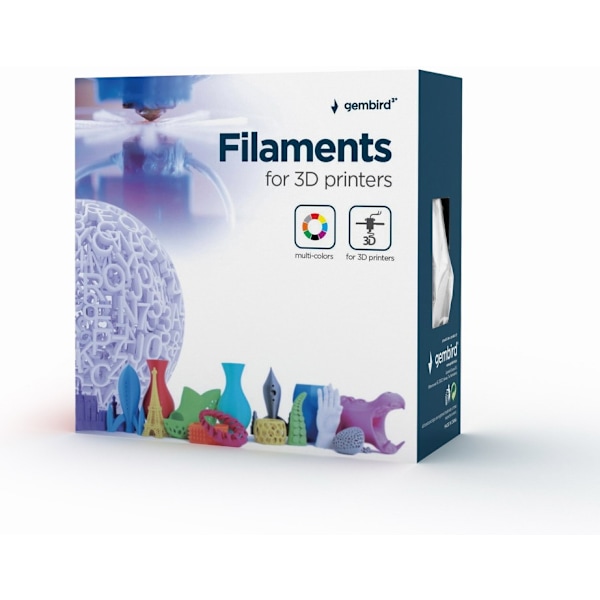 Gembird 3D - ABS - filament til 3D - printer, 1,75 mm, grøn