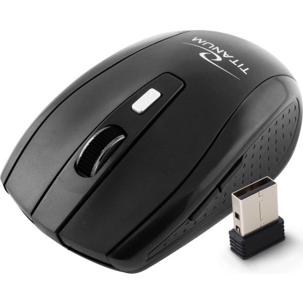 Titanum trådlös 2,4Ghz optisk mus 6D Usb Snapper