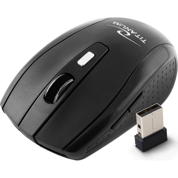 Titanum Trådløs 2.4Ghz Optisk Mus 6D Usb Snapper