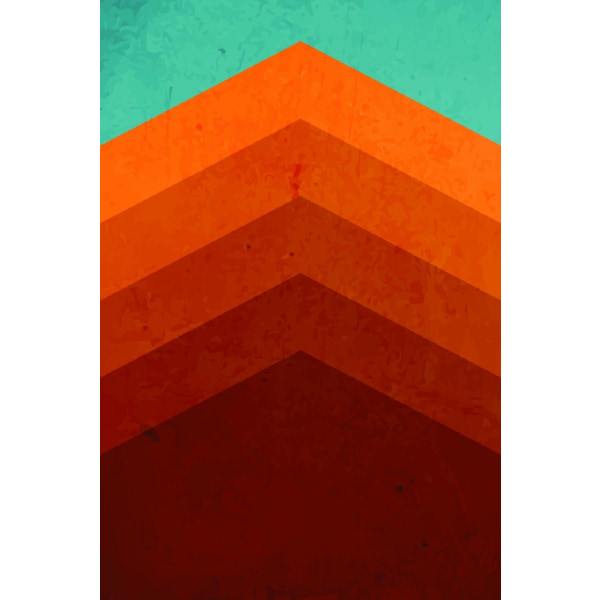 Abstract Mountain Sunrise Ii - 50x70 cm