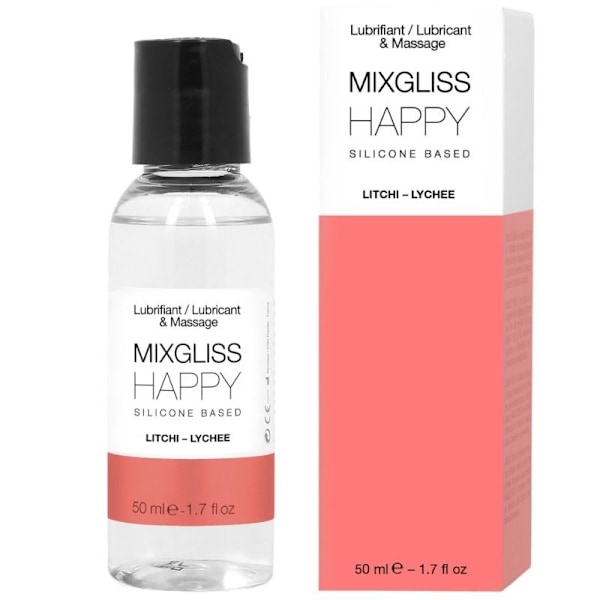 Mixgliss - Happy Litchi Silikonsmörjmedel 50 Ml