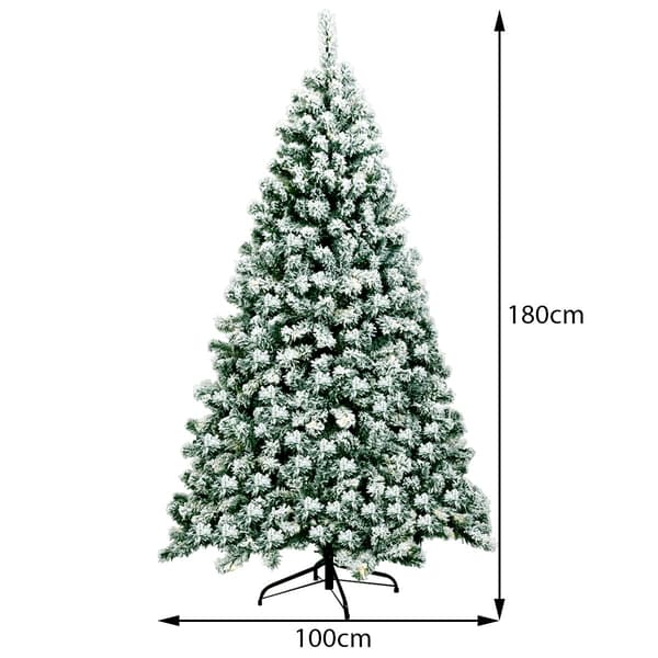 180 cm tekokuusi LED-valoilla