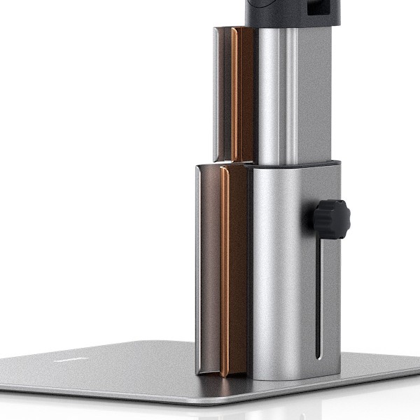 Laptopstativ 11"-17,3"" justerbar højde aluminium sølv