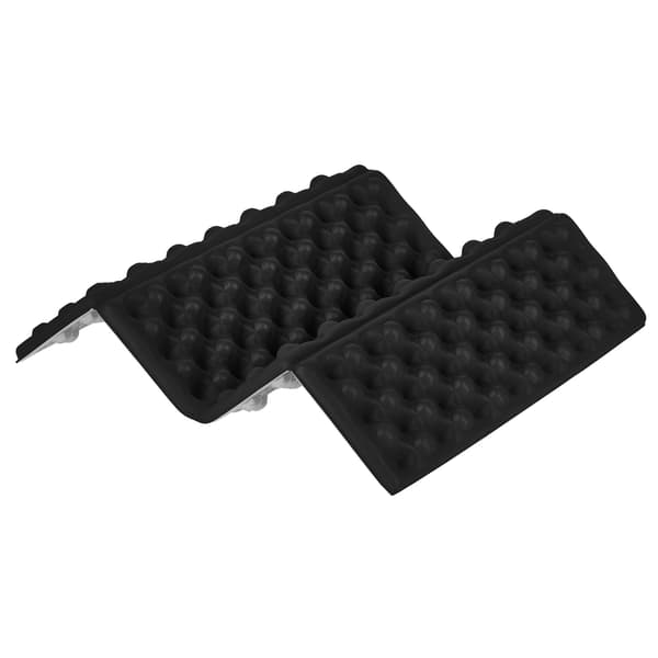Camping siddemåtte, Aluminium Bolster, 40 cm, Sort