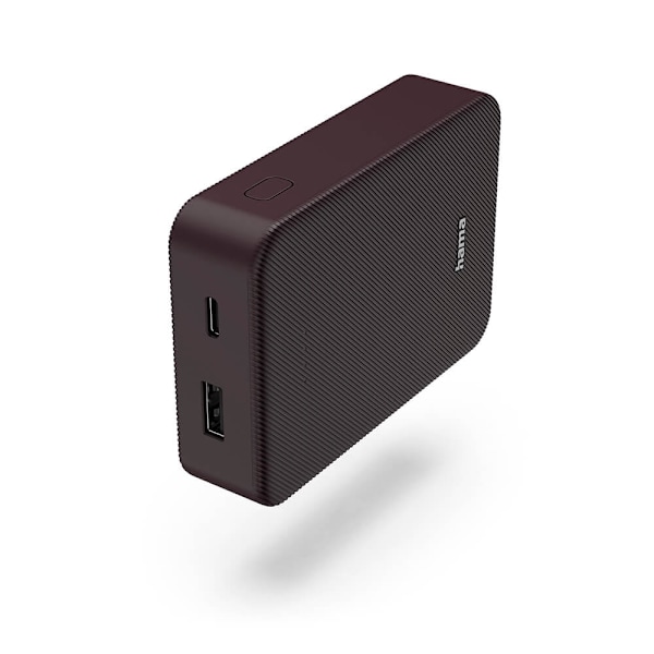HAMA Powerbank Color 10 10000mAh USB-C+USB-A Plum
