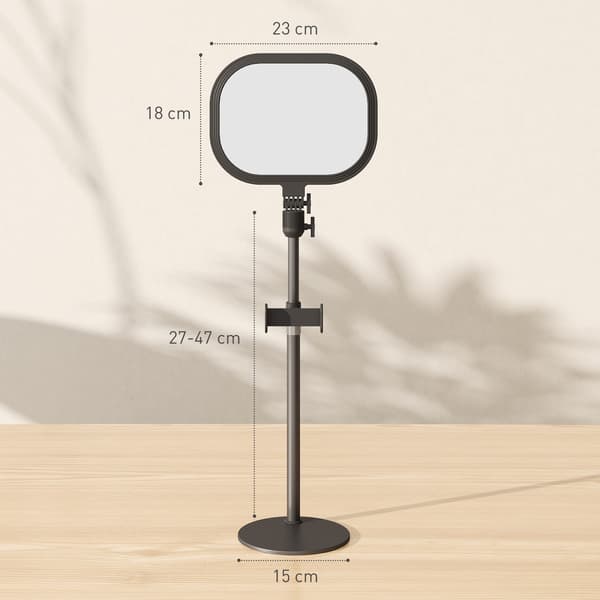 LED sengelampe, 10 dæmpningsniveauer, 5 farver, memory funktion, metal, sort
