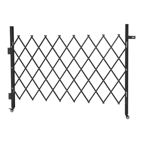 Infällbar vikbar säkerhetsgrind, stål, 170 x 131 cm