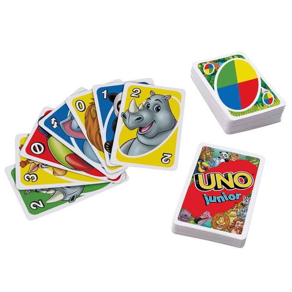 UNO Junior -korttipeli lapsille, hauska perhekorttipeli