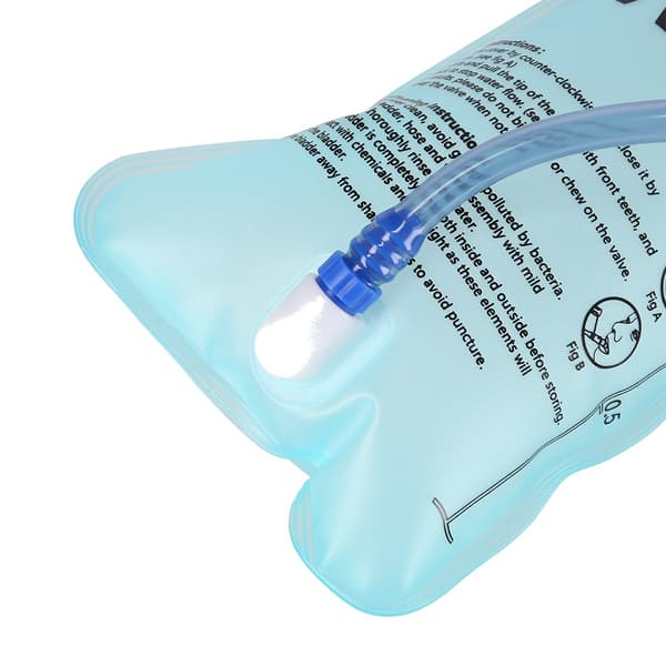2L vesipussi, sininen – Camping Hydration Pack