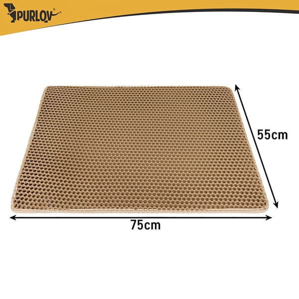 Kattlådans matta 75x55cm - beige Purlov