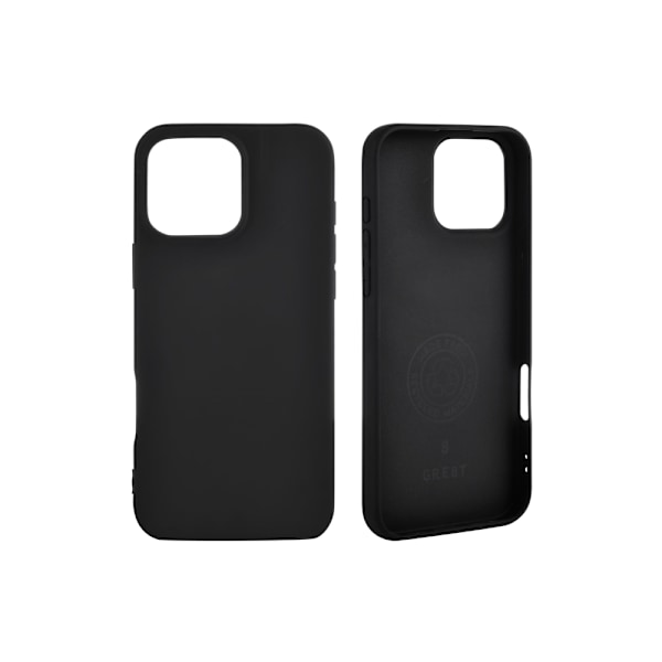 GRE8T - Baksidesskydd för mobiltelefon - termoplastisk polyuretan (TPU) - svart
