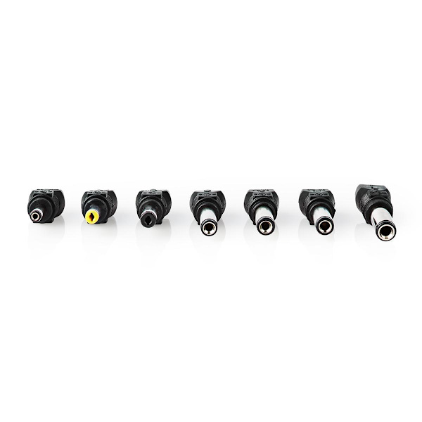 Universal nätadapter | 36 W | 5 - 24 V DC | 1.80 m | 2.4 A - 3.0 A A | 7 plug(s) | Svart