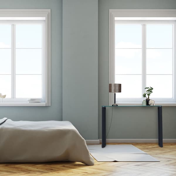 Konsolbord med glasbordplade
