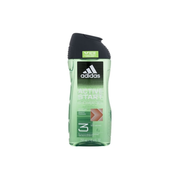 Adidas - Active Start Shower Gel 3-In-1 New Cleaner Formula - Fo