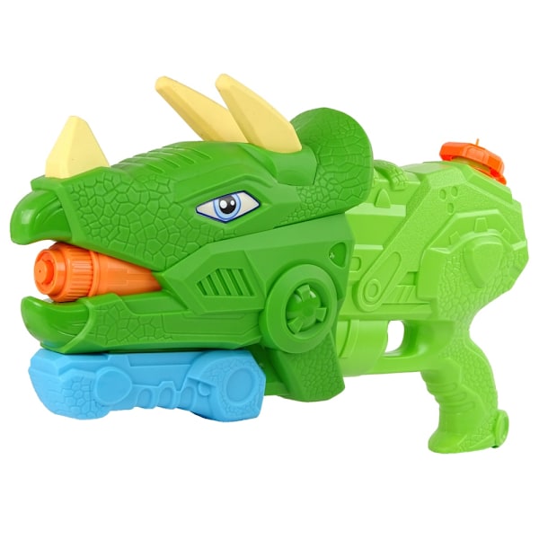 Dinosaur Water Gun: 1330 ml vihreä, 8 metrin kantama, turvalline