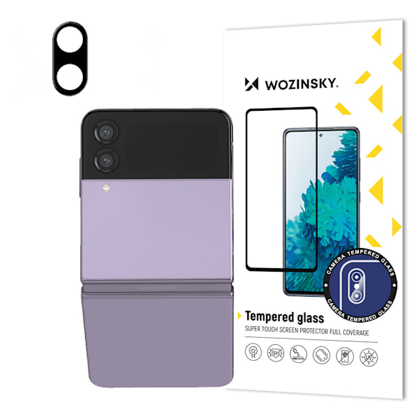 9H härdat glas för Samsung Galaxy Z Flip 4 Full kameraglas