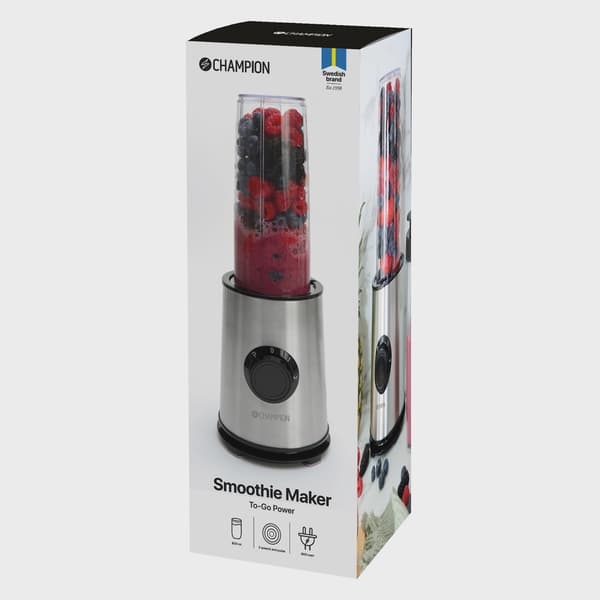 Smoothiemaskine 600W, 800ml rustfrit stål