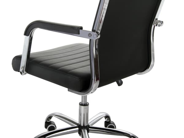 Modern design Sofatel Boston kontorsfåtölj, svart