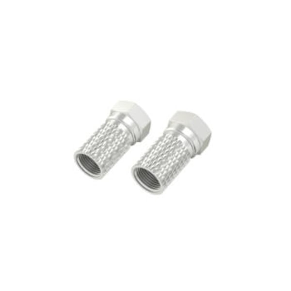 HAMA F-Plug 8.0mm 2-pack